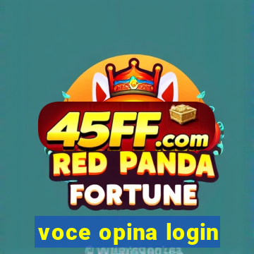 voce opina login